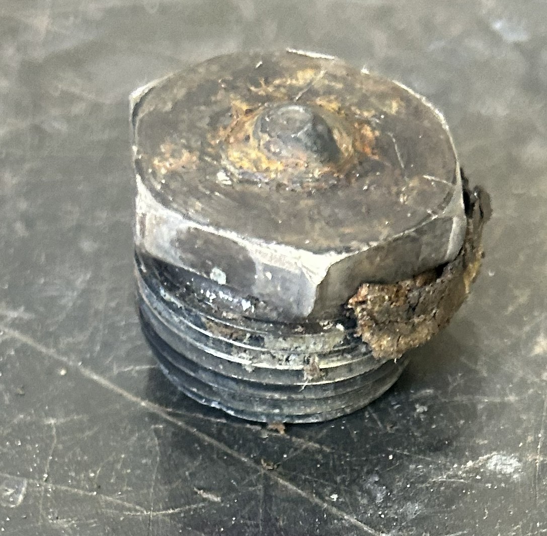depleted anode rod